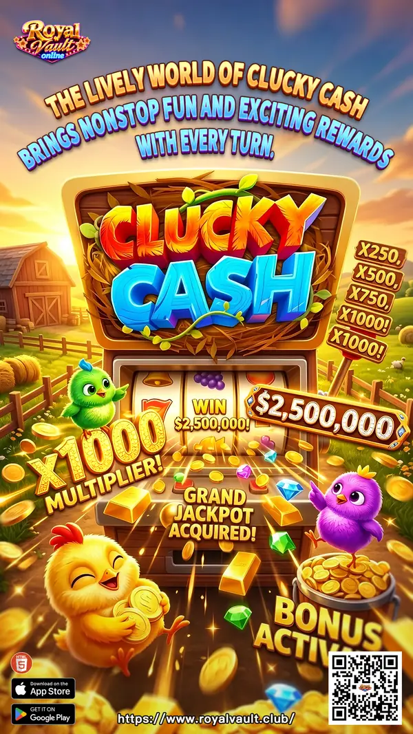Clucky Cash &mdash; Royal Vault software title