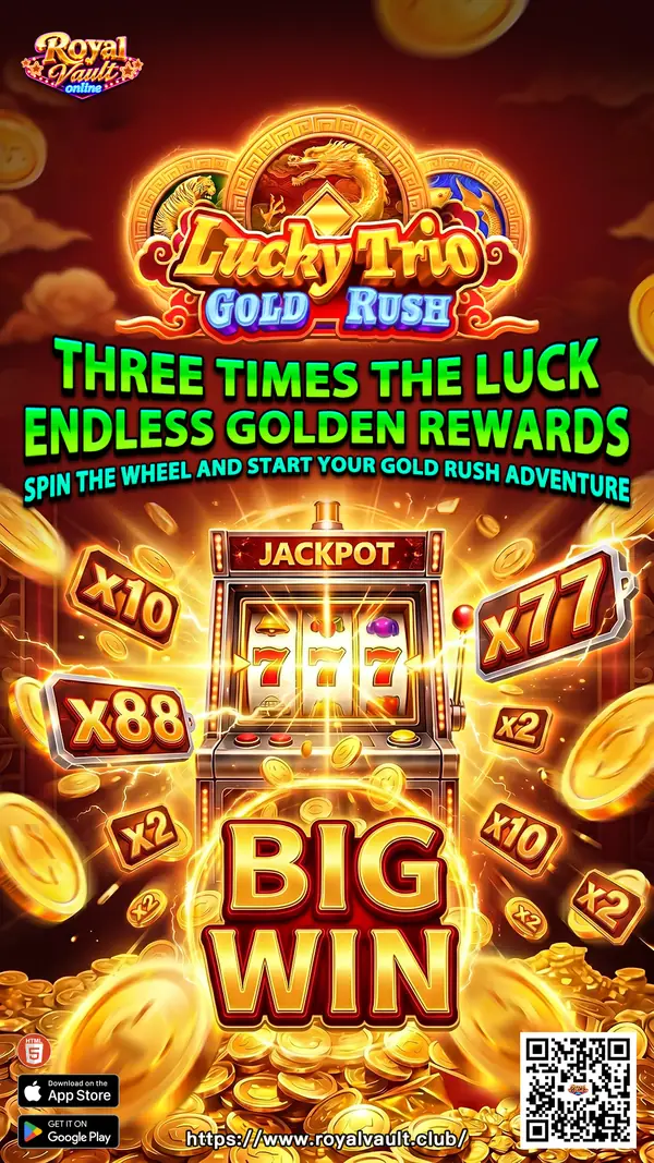 Lucky Trio Gold Rush &mdash; Royal Vault software title